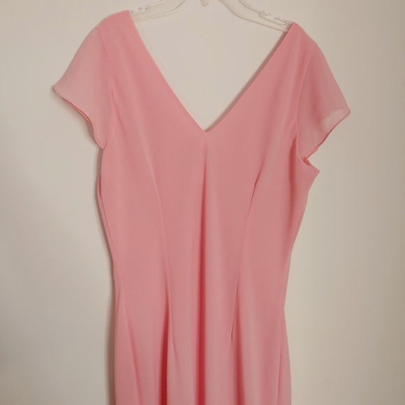 Rory vintage Y2k pink mesh floral maxi dress. Size 2XL - Picture 12 of 15